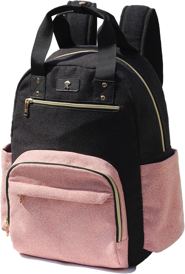 ESVAN Diaper Bag Backpack, Large Capacity Multifunction Baby Essentials Fashion Travel Pack Linen