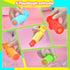 Wxqfumy Set, 15 Dough Tool Pcs Basic Dough Tools Kits for Kids, Dough Accessories Includes Cutters Roller, Rolling
