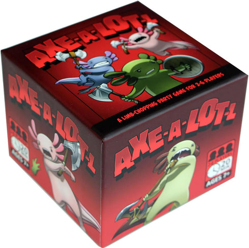 A Comical Limb-Chopping Party Game for 2-6 Players On Family Game Night - for Axolotl Fans Ages 7 and Up 162 Cards