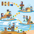 Kids,35 Set, 3+, Bmag Magnetic Building Blocks for PCS Pirate-Themed STEM Educational Magnet Toys for Kids Ages Travel