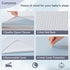Lisara 33 20 Baby Bassinet Mattress Pad, x Dual Sided Gel Memory Foam Mattress with Waterproof, Removable