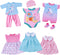 BABESIDE 6 Sets of Baby Doll Clothes for 12-16 Inch Dolls, Babydolls