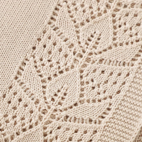 100% 100x80cm LAWKUL Cellular Blanket Baby Cotton Knitted Soft Babe Crochet Blankets for Newborn Boy Girls Toddler