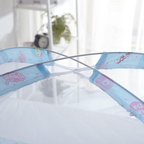 Generic Crib Mosquito Net Breathable Crib Netting Canopy Universal Size Crib Tent Foldable Protection Mesh Net Cover