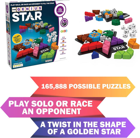 165,888 The Happy Puzzle Company The Genius Star | Toy of The Year Award Winning Family Board Game | Possible Puzzles |