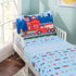 3-Piece Set Set EVERYDAY KIDS Toddler Fitted Sheet, Flat Sheet and Pillowcase - Police, Fire and Rescue - Soft