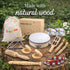 Stoie's Wooden Toddler Musical Instruments with Drum, Flute, Hand Bells, Cymbals, Castanets, Triangle, for Babies