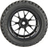 4PCS 76mm/2.99inch RC Rally Car Tyres, 12mm Hex Hub Rubber Tires & Plastic Wheel Rims for 1/10 RC Touring Car Buggy