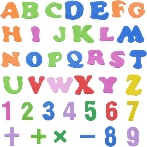 Aylifu Foam Stickers, 260 Pieces Self-Adhesive Alphabet Letters and Numbers for Arts Craft Supplies - Assorted Colors