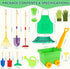 FHOZGECY Set, Wheelbarrow Set 3-8 Kids Gardening Outdoor Toys with and Kids Garden Tools, Toddler Gardening