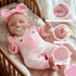 12 Inch 3+ JIZHI Lifelike Reborn Baby Dolls - Realistic-Newborn Baby Dolls Girl Handmade Real Life Dolls with Clothes