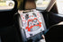 Car Toys for Babies - Infant Car Seat Toy with High Contrast Colors, Reversible Design, Baby Safe Mirror and Storage