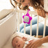 Portable Baby White Noise Sound Machine, Infant Sleeping Music with Projector Star Starry Light, Sleep Sound Music