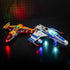 Upgraded LED Light Kit for Lego New Republic E-Wing vs. Shin Hati's Starfighter Building Set (Model Not Included)