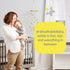 BreathableBaby Breathable Mesh Liner for Full-Size Cribs, Classic 3mm Mesh, White (Size 2FS Covers 2 Sides)