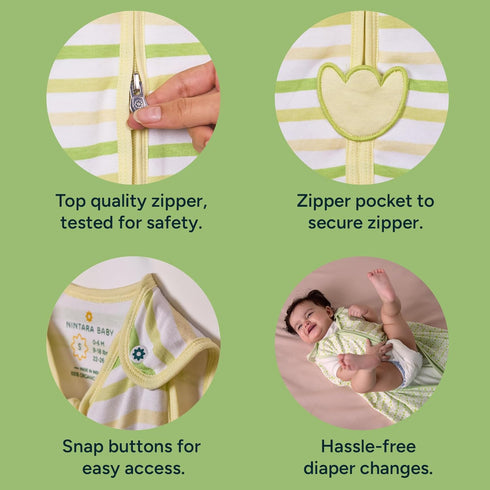 0.5 (18-24 Pack 2. TOG Sleep Sack - Premium Organic Cotton, Lightweight Wearable Blanket for Newborns, Infants