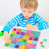 Wooden Alphabet and Number Puzzles for Toddlers 1-4, Chunky ABC Puzzle Board for Preschool Learning Toys for Boys and
