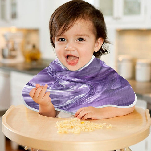 YETTASBIN Liquid Marble Muslin Baby Burp Cloth, Super Soft Absorbent Cotton Burp Rag Baby Bibs Feeding Cloth