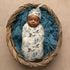 Sets Vintage Mallard Ducks Flying Newborn Swaddle Blankets Hat Soft Baby Receiving Blanket Swaddle Sack for Baby Shower