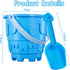 6 Pack 7 Inch Sets Set Summer Chivao Beach Sand Buckets and Shovels Castle Model Sand Buckets and Shovels Beach Pails