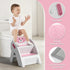 TPN A-Frame,10-Second 2-Step Toddler Step Stool for Bathroom Sink and Potty Training Durable Anti-Slip,Anti-Tip