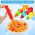 Play Dough Tools Kit, 12 pcs Plastic Playdough Tools with Extruders, Scissors, Rollers and Cutters in Random Color