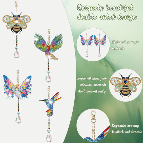 GOOTXUSK 8-12, 8 9 10 11 12 8-12,Teenager Art and Crafts for Kids Girls Ages Year Old Girl Birthday Gifts,Gem Art