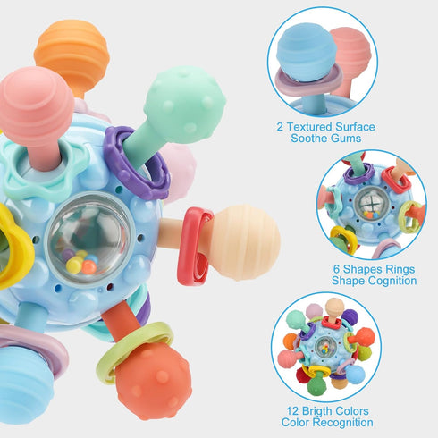 TOHIBEE Baby Sensory Toy + Baby Stuffed Musical Caterpillar