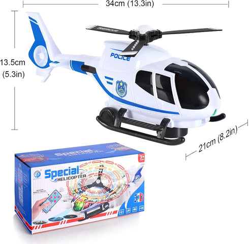 3 4 5 6 7 8 ele ELEOPTION Airplane Toy with Infrared Remote Control Plane Toys Helicopter with Lights and Music