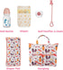 7 Set 17-22 Inch Set, BABESIDE Pcs Reborn Doll Accessories for Dolls, Feeding and Care Including Diaper Bag, Great