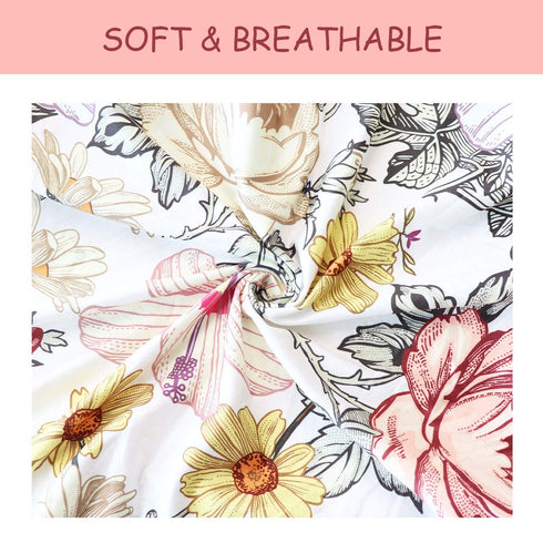 Changing Pad Cover - Diaper Baby Changing Table Covers for Girls & Boys, Soft Fitted Floral Changing Mat Cover