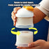 Generic 4 Formula Travel Container - Layer Stackable Airtight Reusable Storage for Feeding | Compact Organizer