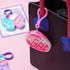 12 Packs JOYIN Valentine's Day Cards with Pop Fidget Keychain Toys, Stress Anxiety Relief Fidget Toys with Cards