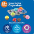 Learning Resources Smart Snacks Shape Sorting Cupcakes - Toddler Girl and Boys Toys, Play Food, Toy Kitchen Accesories