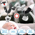 Black and White High Contrast Baby Toys for Newborn, Car Seat and Stroller Toys for 0-12 Months, Best Gift for Infants