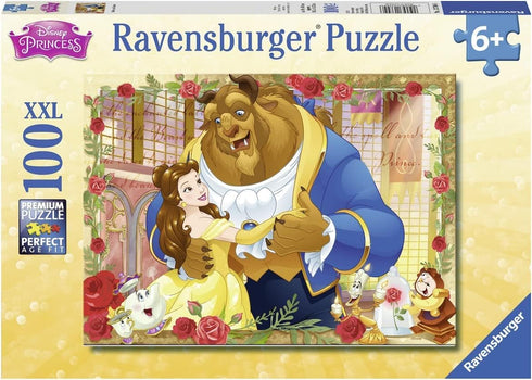 Ravensburger Disney Princess: Belle & Beast Puzzle Set | 100 Piece | Kids Educational Toy for Cognitive Skills