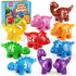 Coogam Numbers Matching Game 10PCS, 123 Counting Dinosaur Toys, Educational Montessori Learning Toys for Ages 2-4
