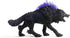 Schleich Eldrador Creatures Mythical Shadow Wolf Action Figure - Purple Coat and Translucent Back Crystals, Gift for