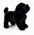 TUKVESZE 12 inch Black Pug Dog Stuffed Animal, Pug Dog Plush Toy Lifelike Dog Stuffed Animals for Girls and Boys