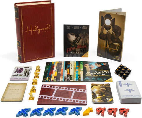 Hollywood 1947 Board Game Deluxe Version - A Movie Making Game for Friends and Family, Ages 14 and Up