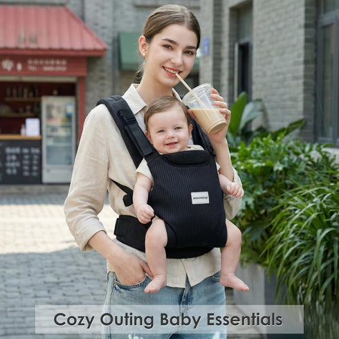 7-30lbs, MISSWISDOM Baby Carrier Newborn to Toddler, Easy Adjustable Toddler Carrier for Baby Holder Wrap Carrier