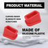 CmeRto 2Pcs Safety Belt Buckle Holder Booster Auto Safety Belt Guard Easy Access to The Buckles of Rear Seats Car