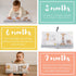0-12 Tummy Ali+Oli Baby Cloth Book Soft Sensory Crinkle Book with Teether for Infants Months Early Learning Touch