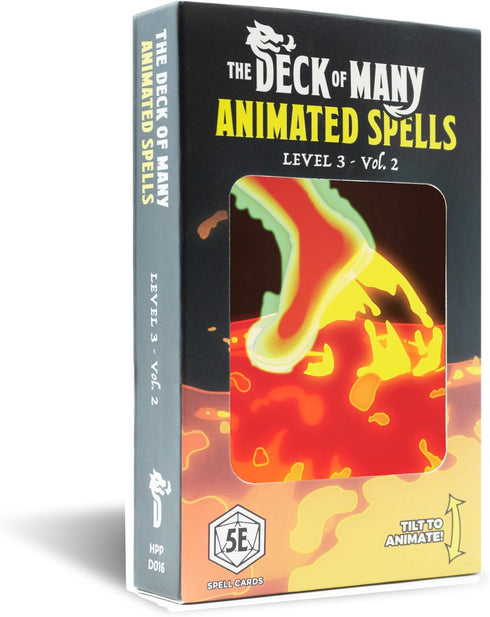 The Deck of Many: Animated Spells - Level 3 M-Z
