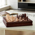 Set 12'' Set 2 1 2 Sets Peradix Wooden Chess for Kids Magnetic Checkers Chess Board Game in with Drawer, Unique Chess