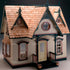 AUEAR 1:12 Dollhouse Miniature Furniture Unpainted Wooden Doors for DIY Scene Craft (2 Panel Style A)