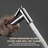 MUOBSBJRX Washing,Type2(Type1) HandheldSprayer for Toilet Round Cloth Diaper Sprayer BrassSprayer for Toilet