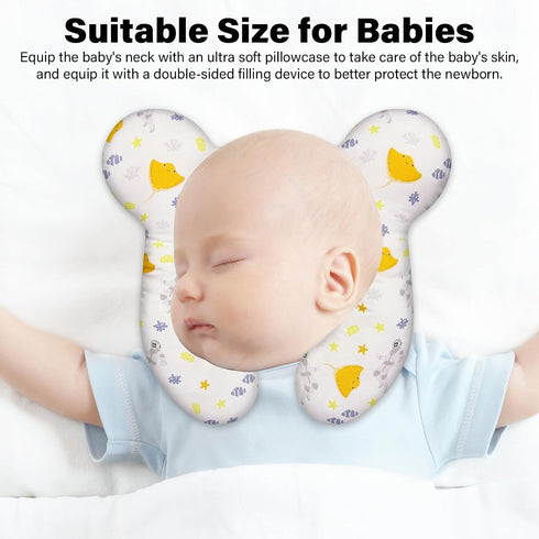 DEEZOMO (A10) Baby Neck Pillow - Upgraded Baby Support Travel Head Pillow, Portable Headrest for Toddlers & Children