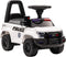 Aosom Kids Push Ride On Car with Working PA System, Police Truck Style Foot-to-Floor Sliding Car