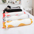 Long Cat Plush Body Pillow, 53” Cute Brown Cat Stuffed Animals, Kitten Plush Doll Gift